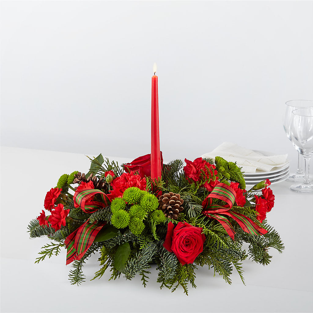 By the Candlelight Centerpiece – Guru Flowers, Port Saint Lucie FL