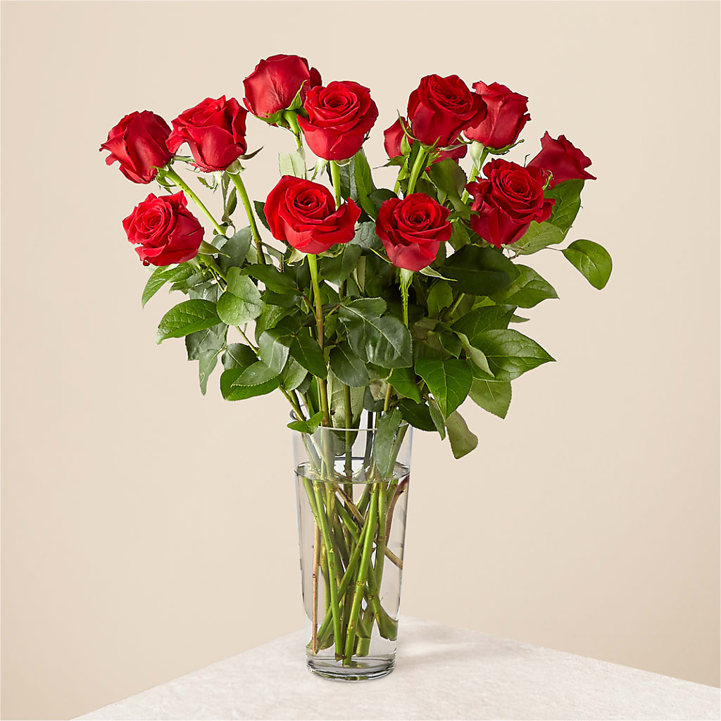 Long Stem Red Rose Bouquet – Guru Flowers, Port Saint Lucie FL