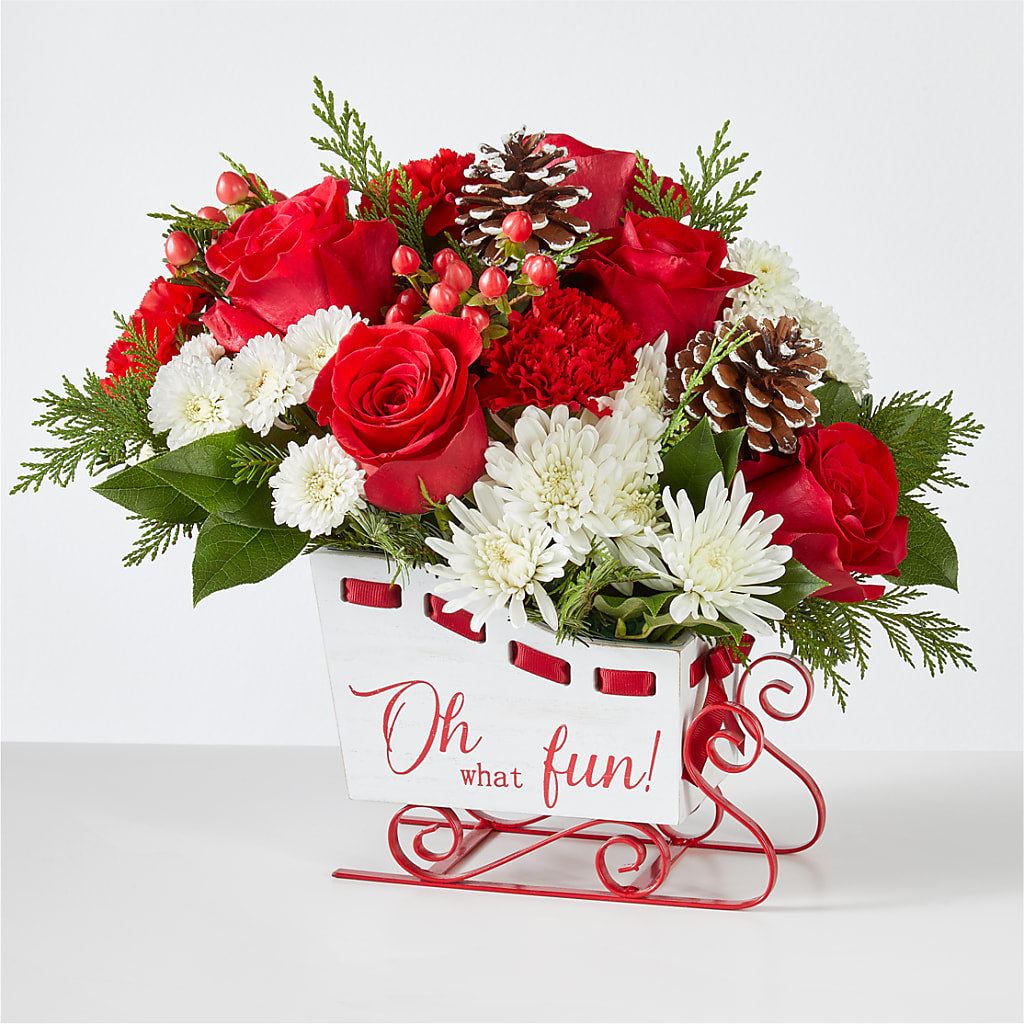 Sleigh Bells Bouquet – Guru Flowers, Port Saint Lucie FL
