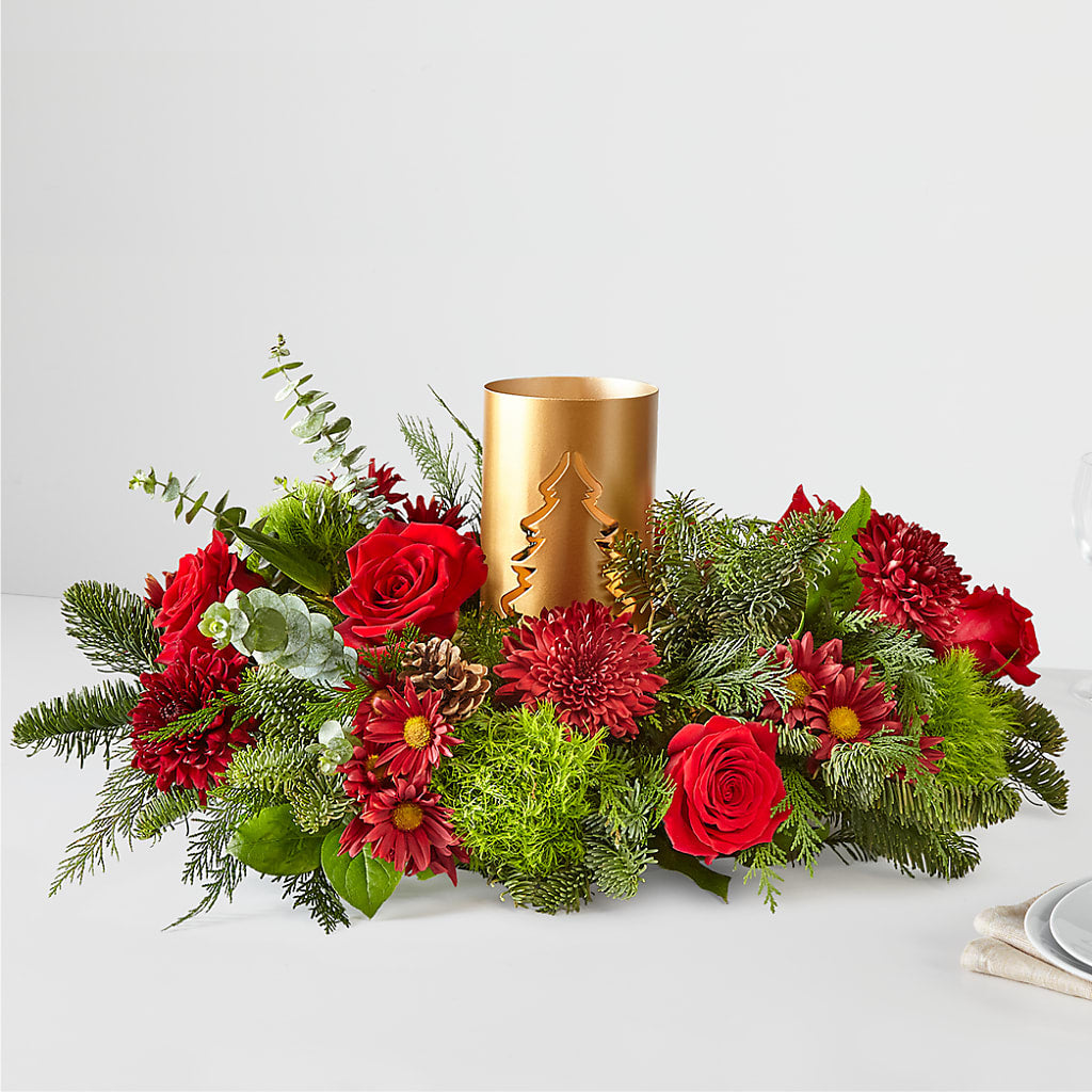 Toast the Season Centerpiece – Guru Flowers, Port Saint Lucie FL
