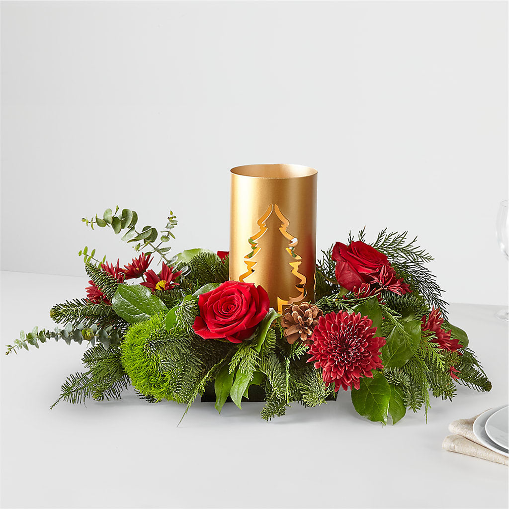 Toast the Season Centerpiece – Guru Flowers, Port Saint Lucie FL