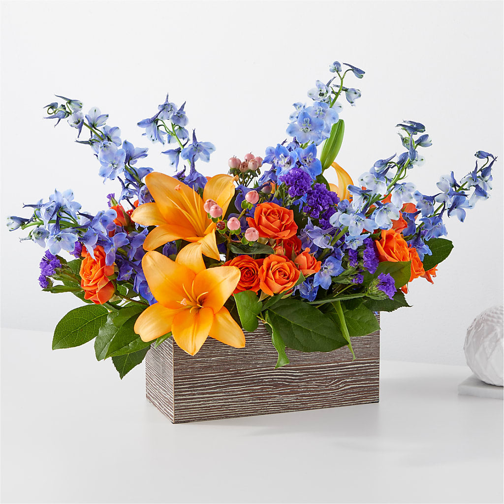 Radiant Citrus Box Bouquet – Guru Flowers, Port Saint Lucie FL