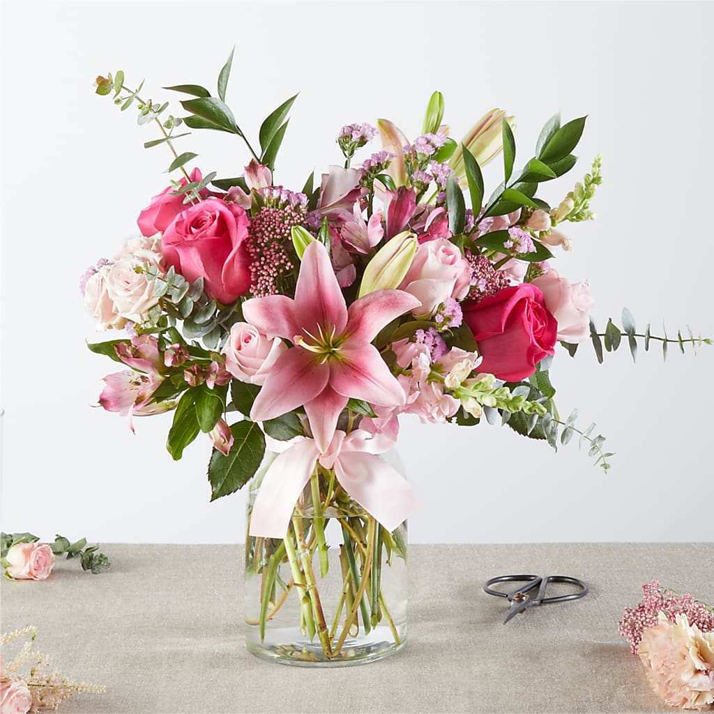 Pink Ribbon - A Florist Original – Guru Flowers, Port Saint Lucie FL