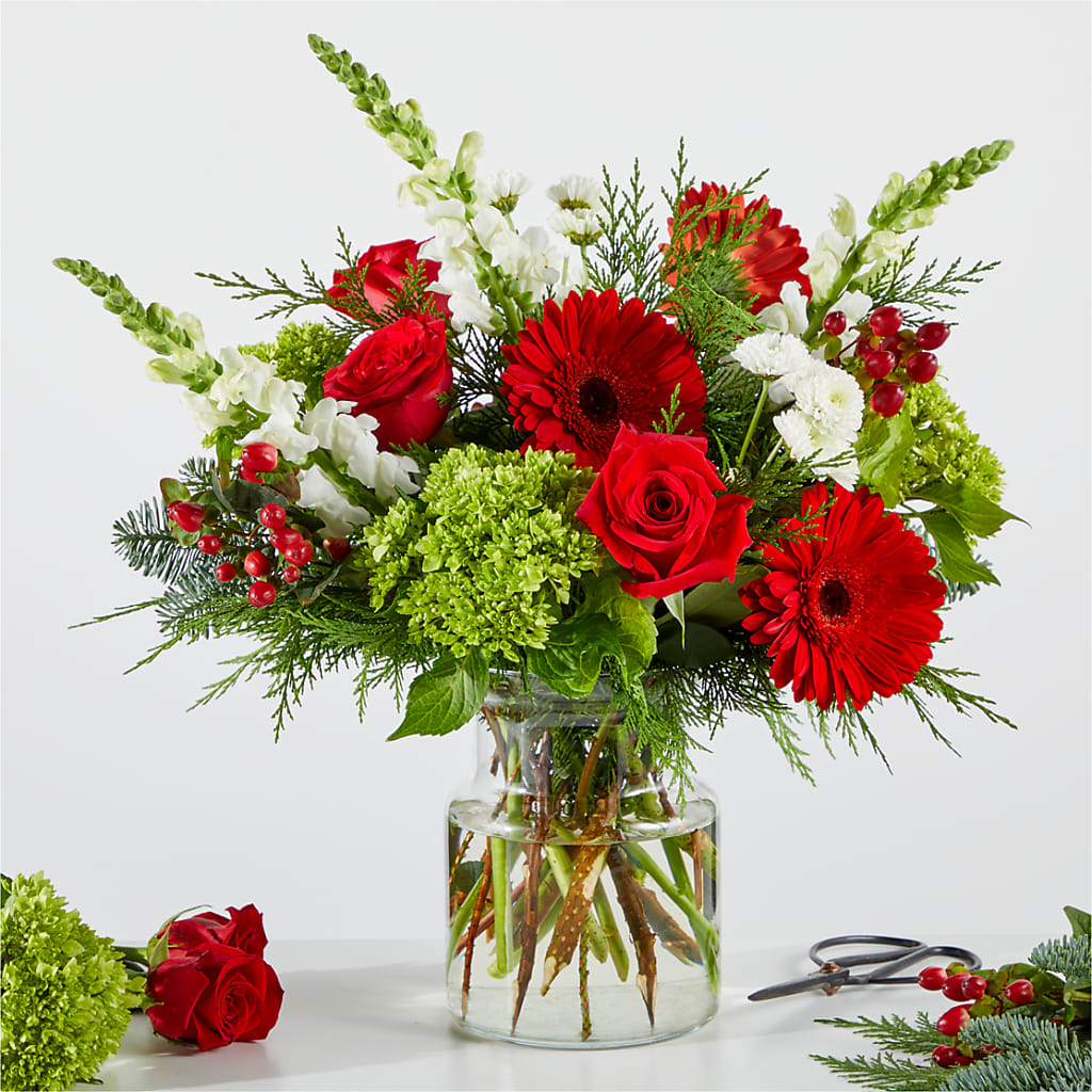 Merry Moment Bouquet – A Florist Original – Guru Flowers, Port Saint Lucie FL
