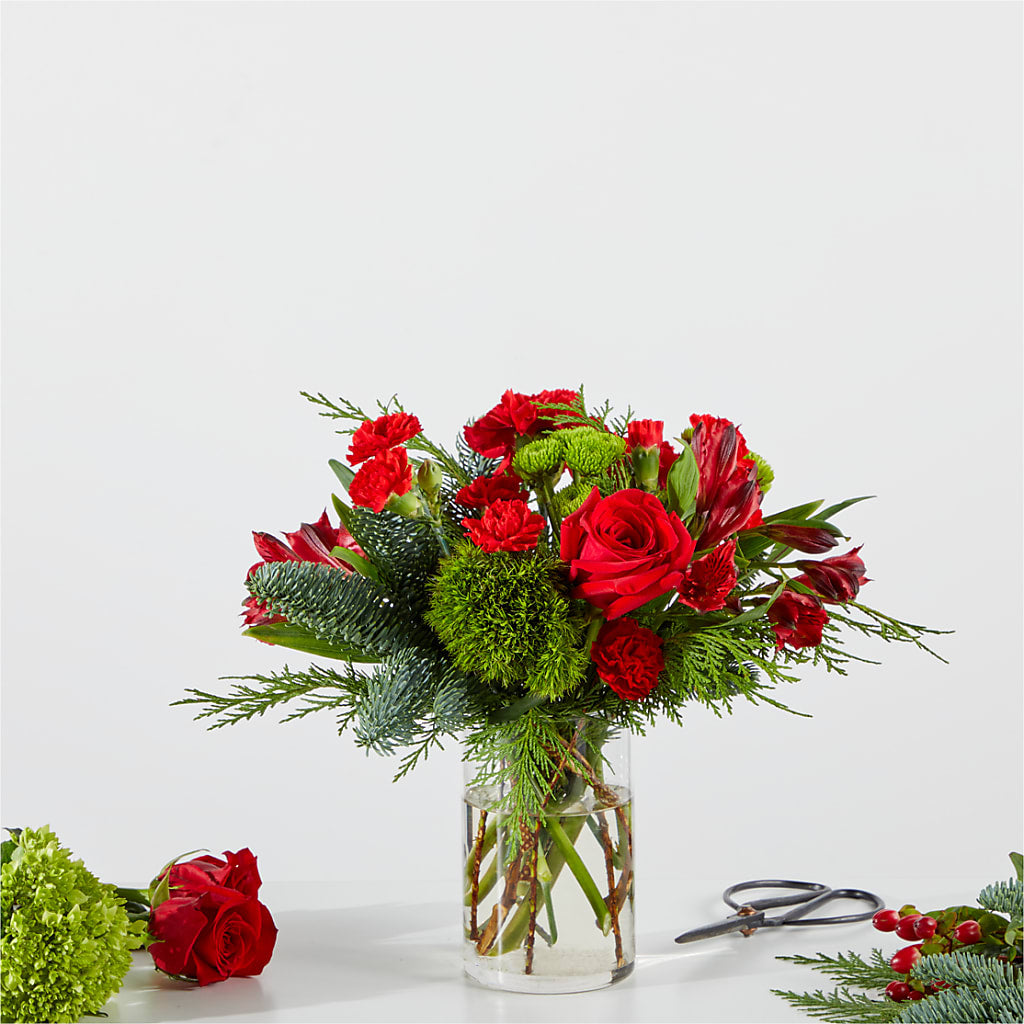 Merry Moment Bouquet – A Florist Original – Guru Flowers, Port Saint Lucie FL