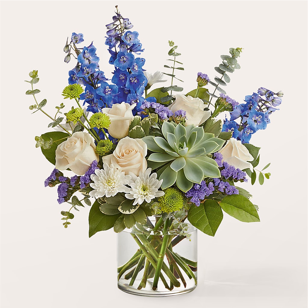 Cerulean Waves Bouquet – Guru Flowers, Port Saint Lucie FL