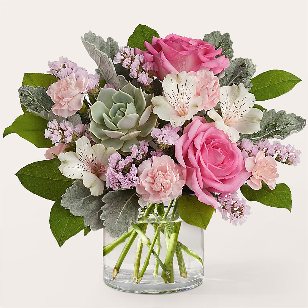 Dusty Rose Bouquet – Guru Flowers, Port Saint Lucie FL