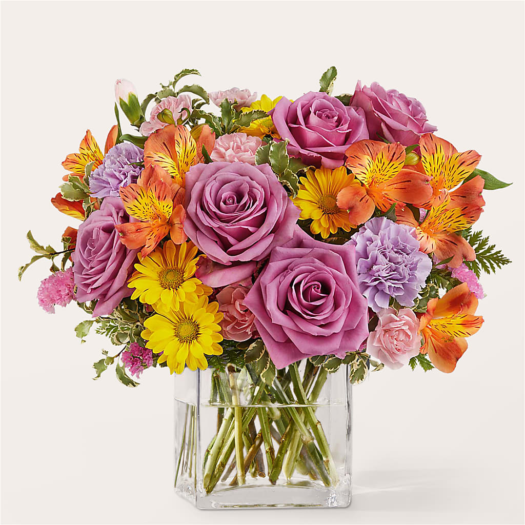 Shades of Happiness Bouquet – Guru Flowers, Port Saint Lucie FL