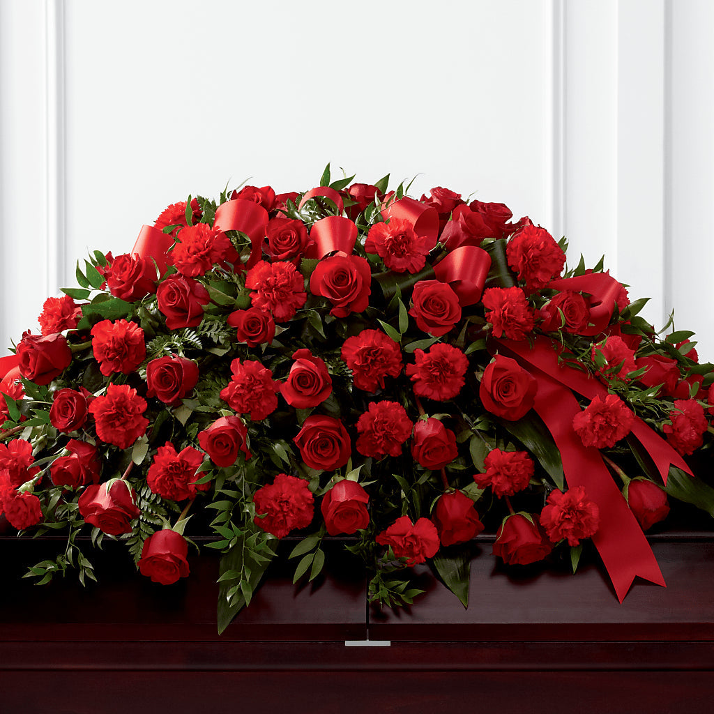 Tribute of Life Casket Spray – Guru Flowers, Port Saint Lucie FL
