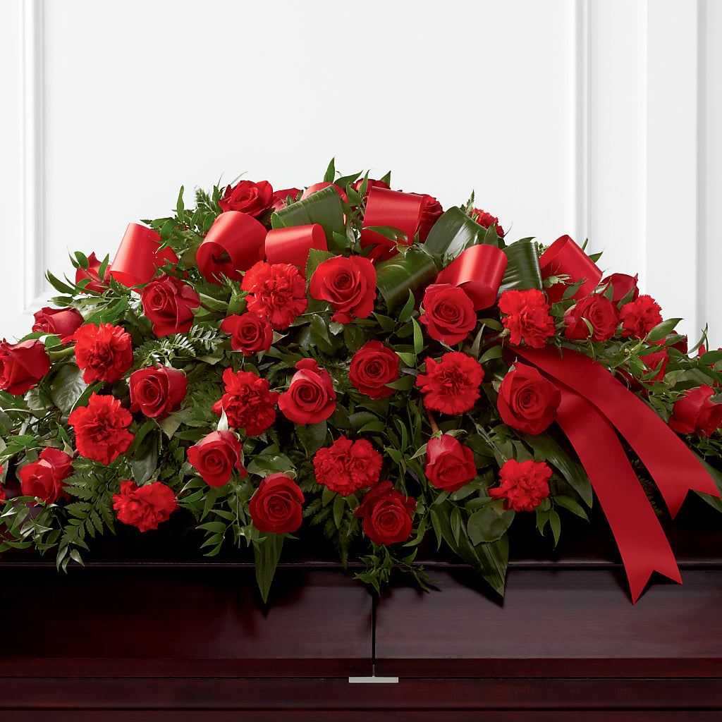 Tribute of Life Casket Spray – Guru Flowers, Port Saint Lucie FL