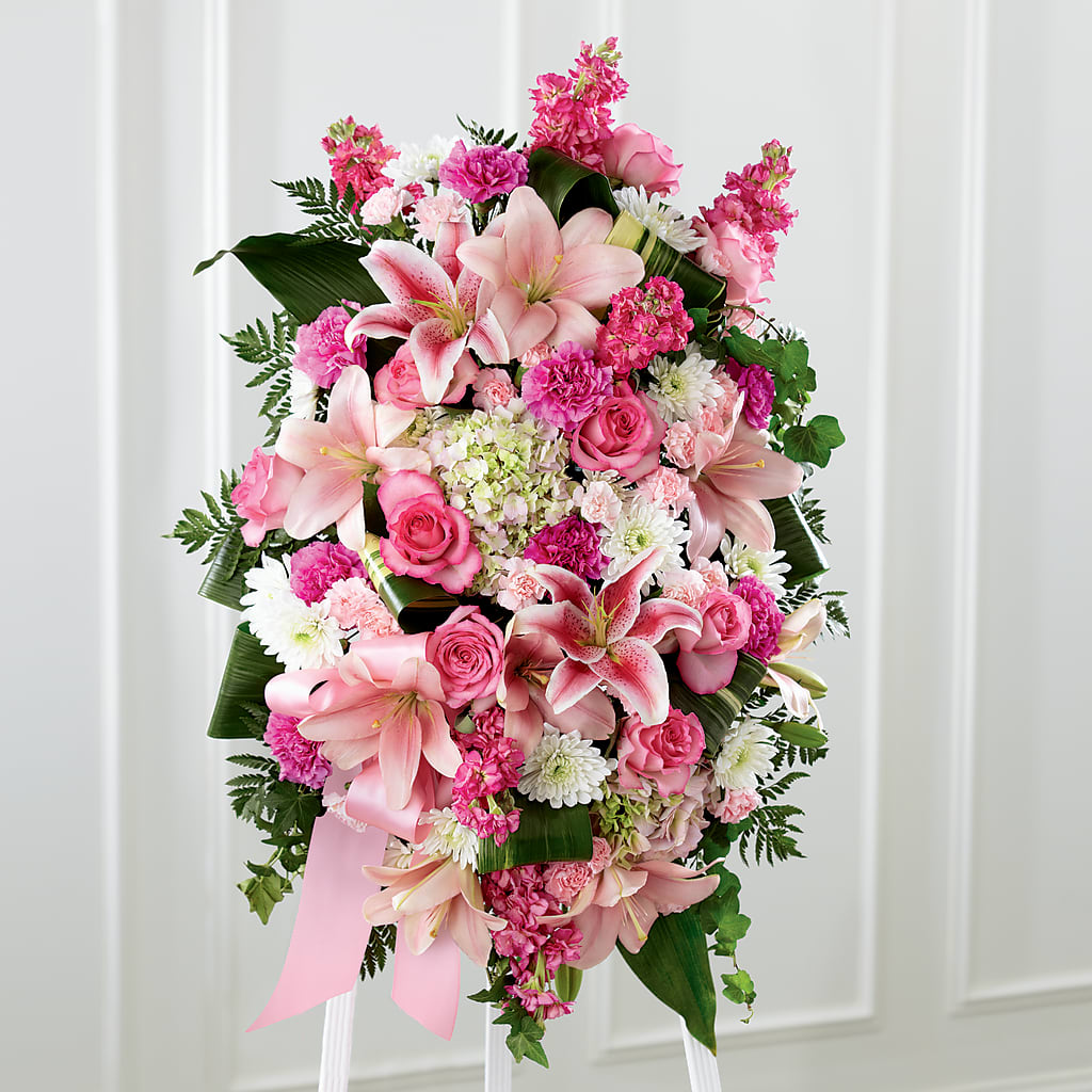 Comforting Standing Spray – Guru Flowers, Port Saint Lucie FL