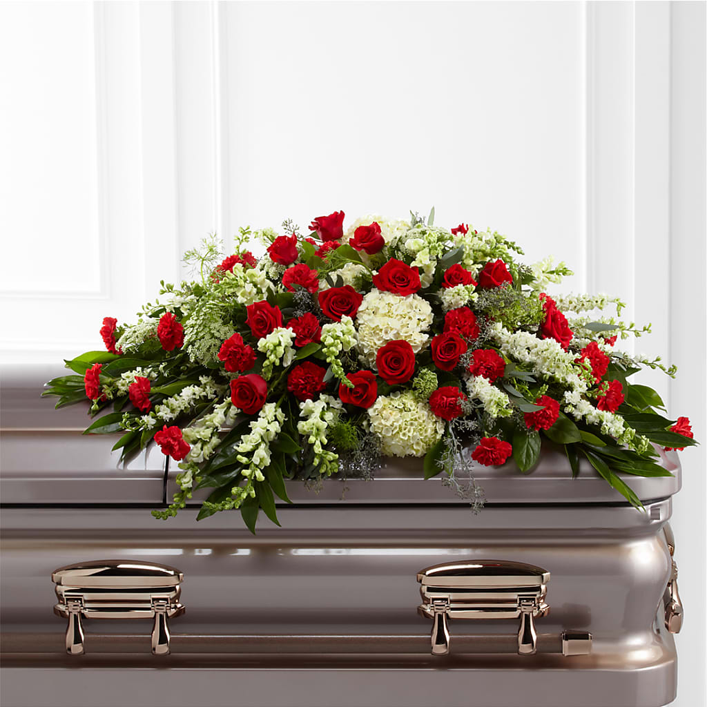 Sincerity Casket Spray – Guru Flowers, Port Saint Lucie FL