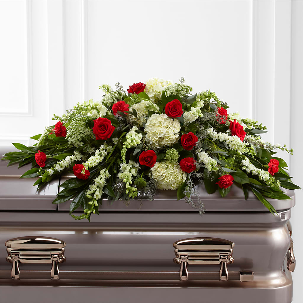 Sincerity Casket Spray – Guru Flowers, Port Saint Lucie FL