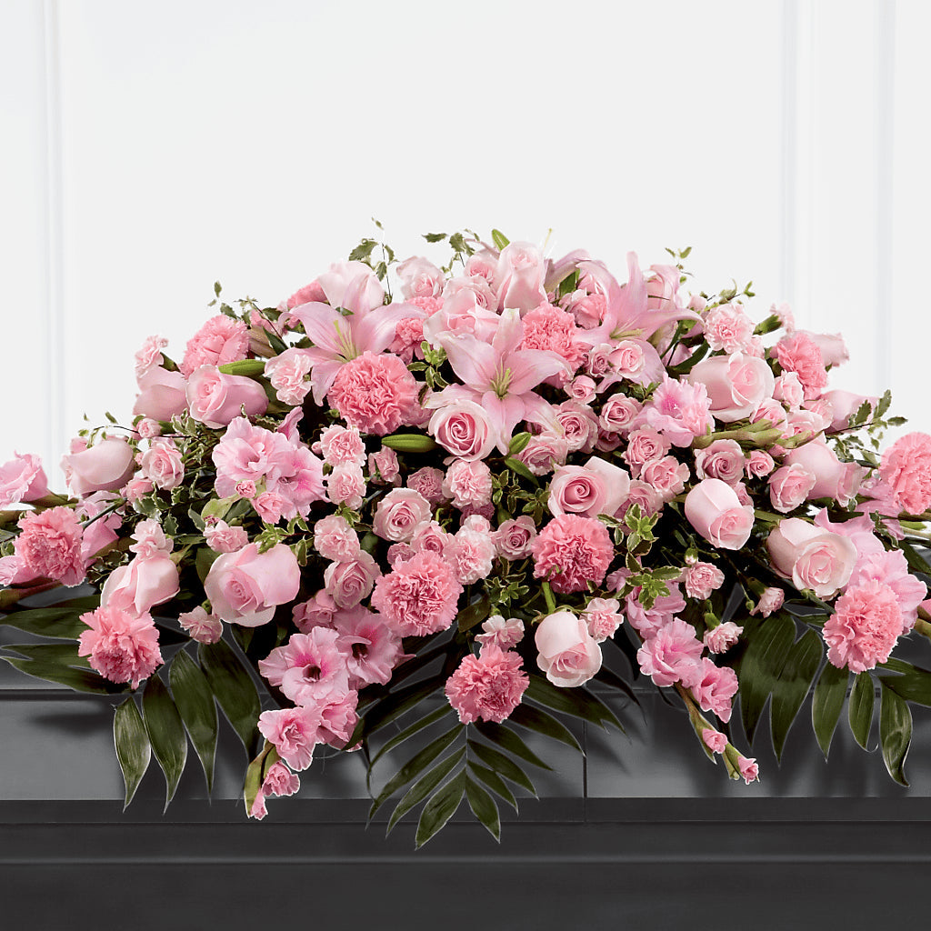 Garden of Comfort Casket Spray (Standard) – Guru Flowers, Port Saint Lucie FL
