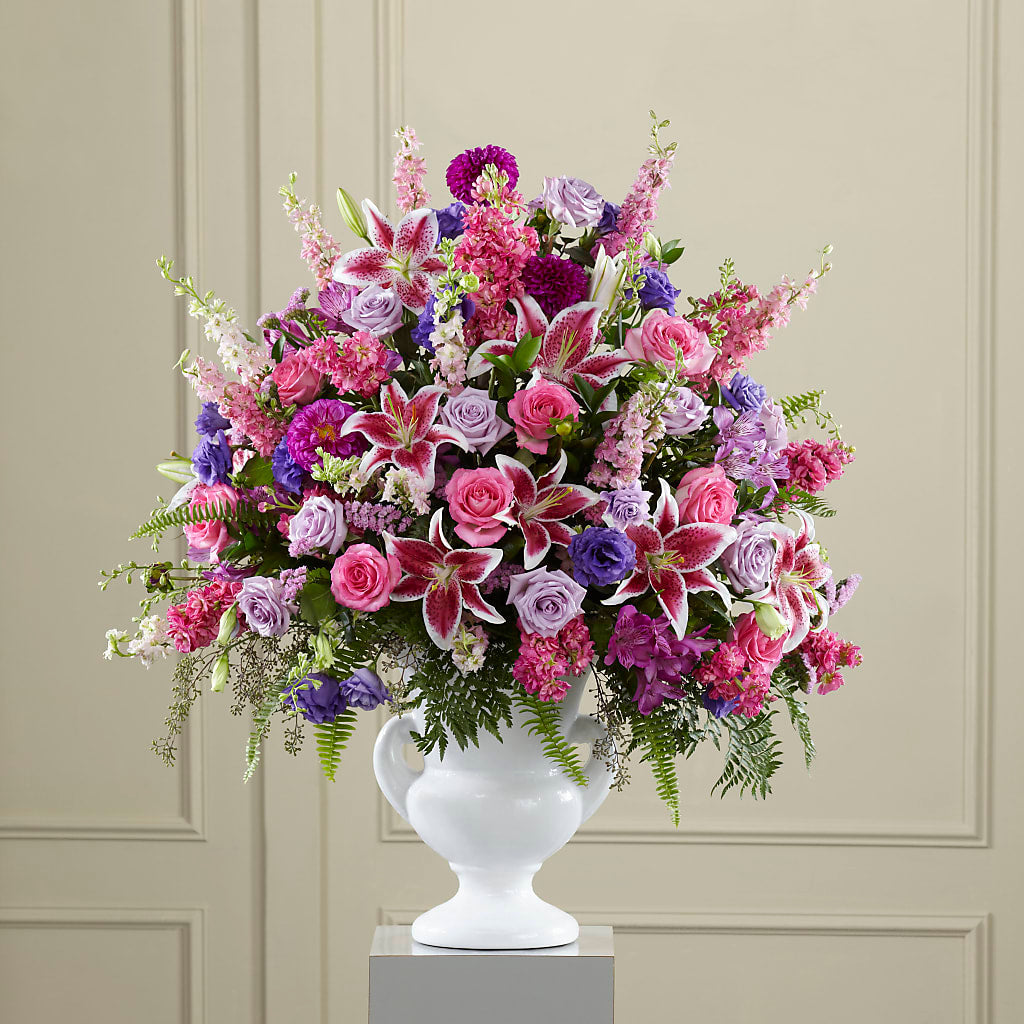 Peaceful Tribute Arrangement – Guru Flowers, Port Saint Lucie FL