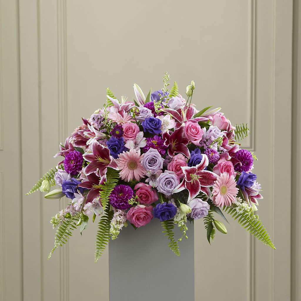 Fare Thee Well Pedestal – Guru Flowers, Port Saint Lucie FL