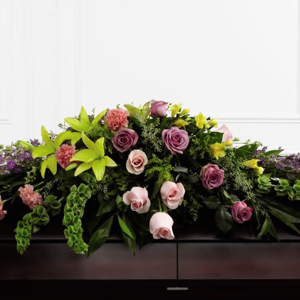 Forever Beloved Casket Spray – Guru Flowers, Port Saint Lucie FL