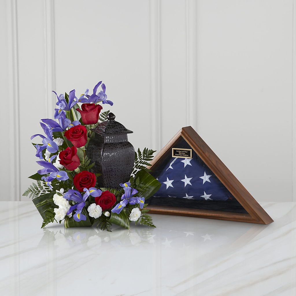 Patriotic Tribute Arrangement – Guru Flowers, Port Saint Lucie FL
