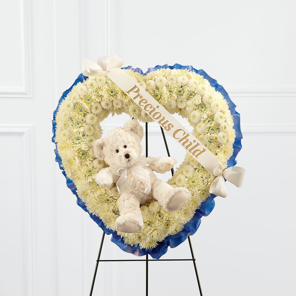Precious Child Standing Heart – Guru Flowers, Port Saint Lucie FL