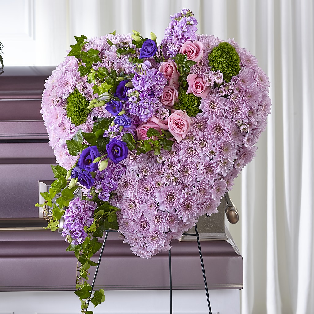 Treasured Love Standing Heart – Guru Flowers, Port Saint Lucie FL