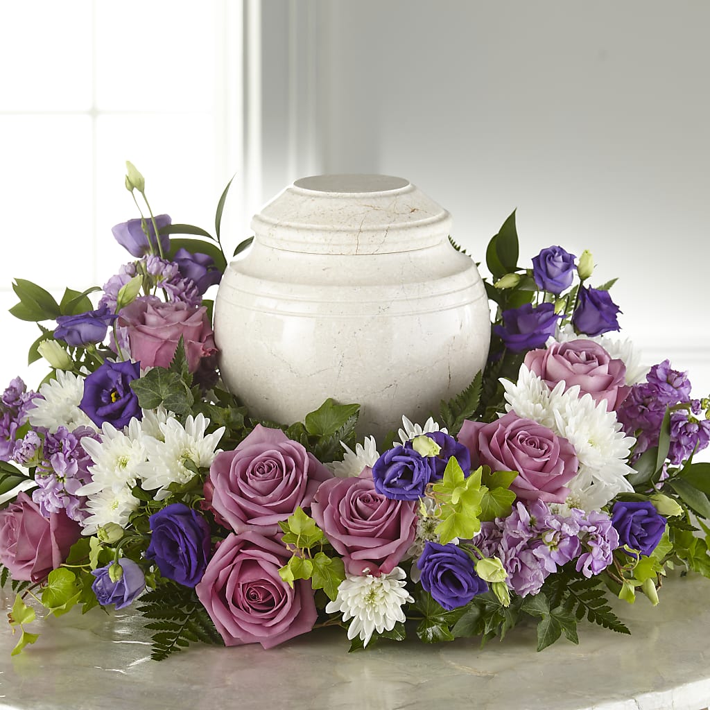 Blooming Sympathy Cremation Adornment – Guru Flowers, Port Saint Lucie FL