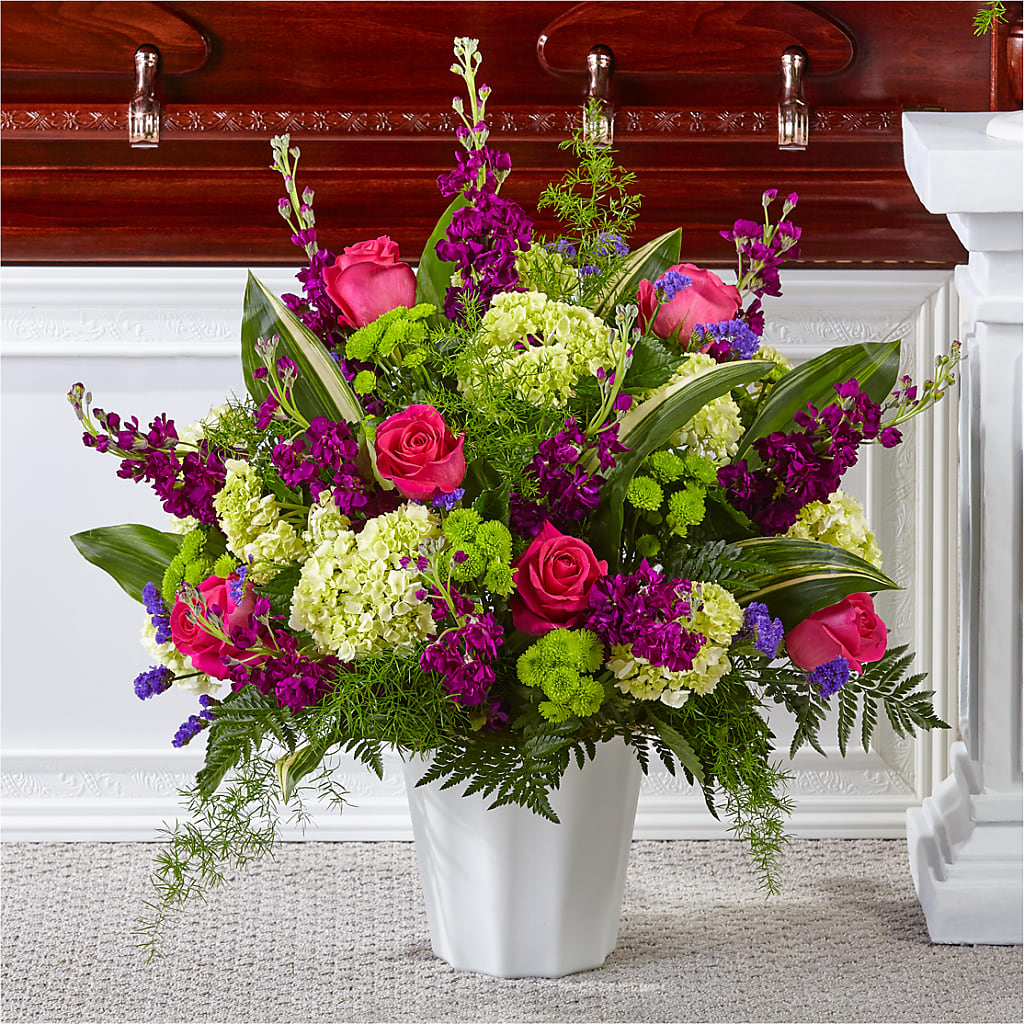 Beautiful Horizons Floor Basket – Guru Flowers, Port Saint Lucie FL