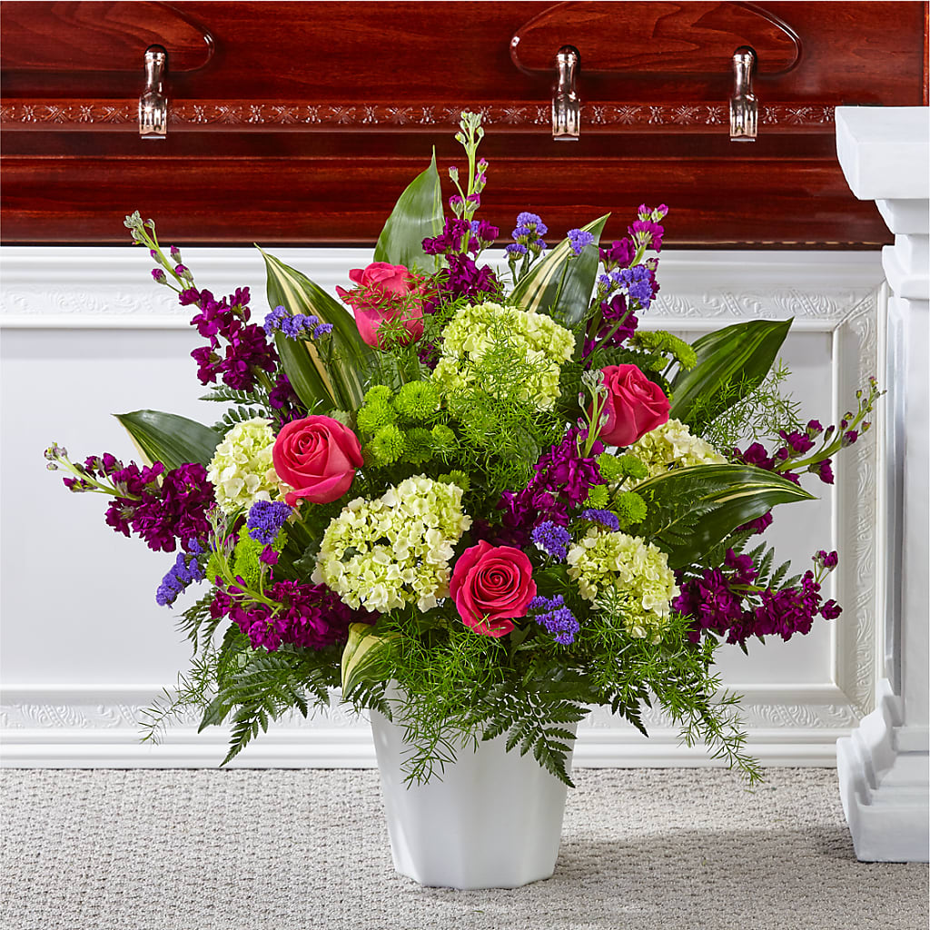 Beautiful Horizons Floor Basket – Guru Flowers, Port Saint Lucie FL