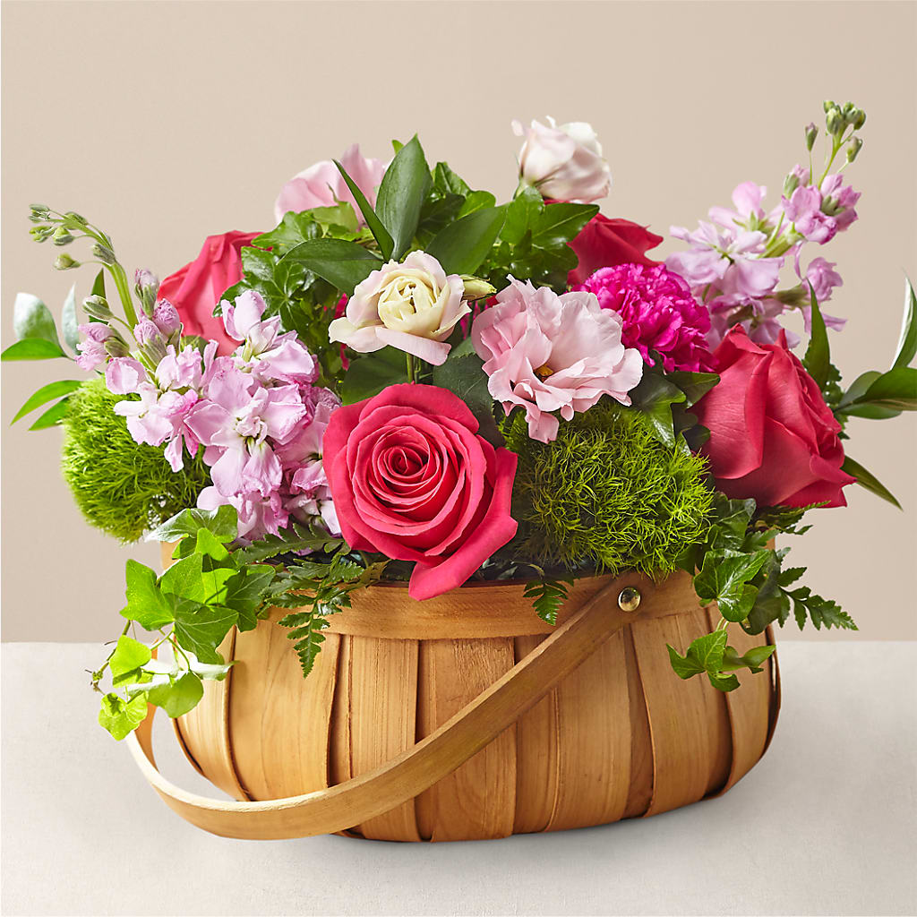 Radiance in Bloom Basket – Guru Flowers, Port Saint Lucie FL