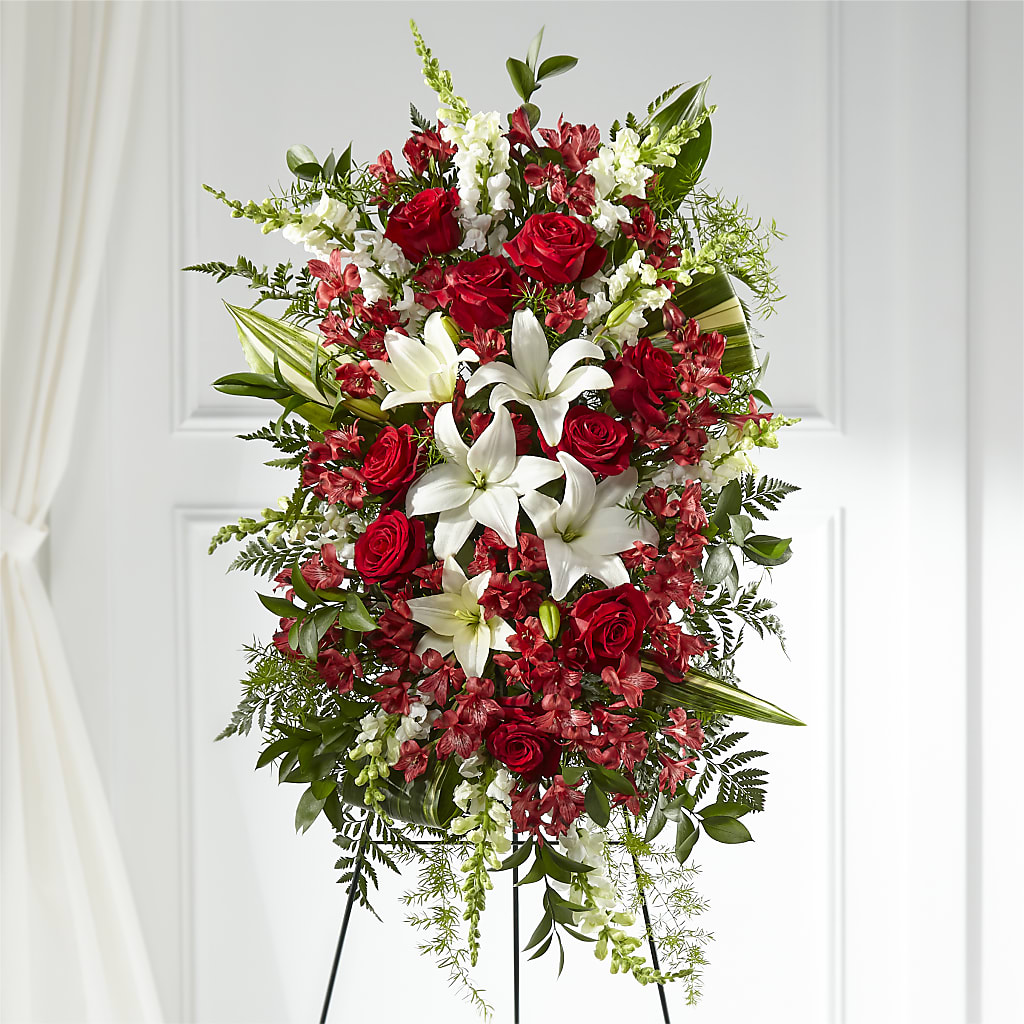 Everlasting Memory Standing Spray – Guru Flowers, Port Saint Lucie FL