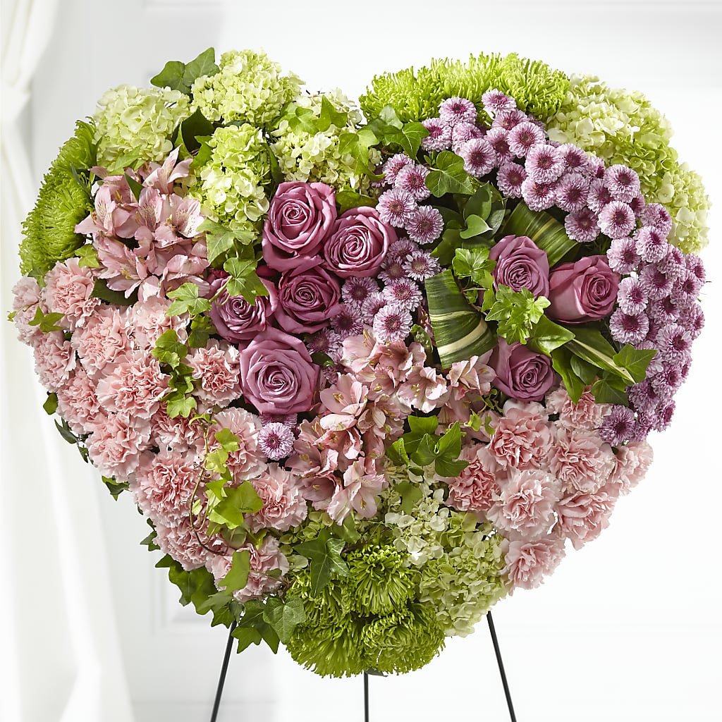 Heartwarming Standing Heart – Guru Flowers, Port Saint Lucie FL