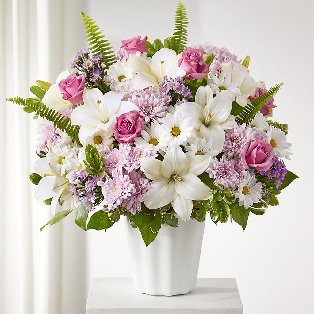 Warmest Thoughts Tabletop Basket – Guru Flowers, Port Saint Lucie FL