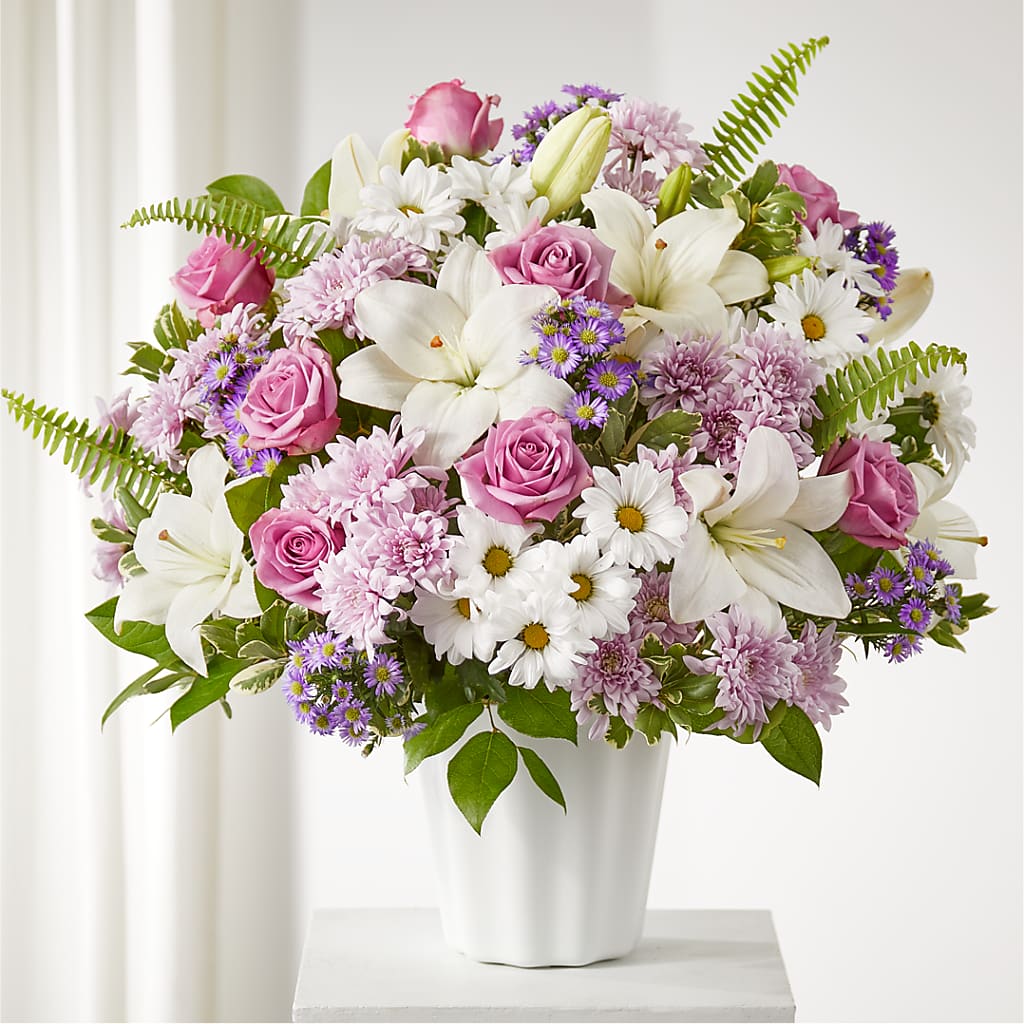 Warmest Thoughts Tabletop Basket – Guru Flowers, Port Saint Lucie FL