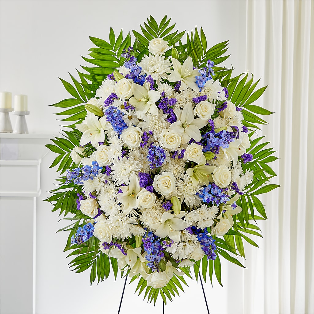 At Rest Standing Spray – Guru Flowers, Port Saint Lucie FL