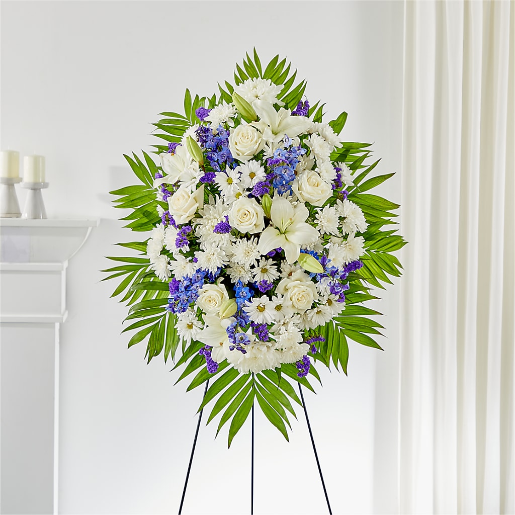 At Rest Standing Spray – Guru Flowers, Port Saint Lucie FL