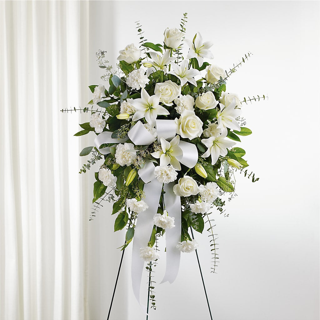 With Care Standing Spray – Guru Flowers, Port Saint Lucie FL