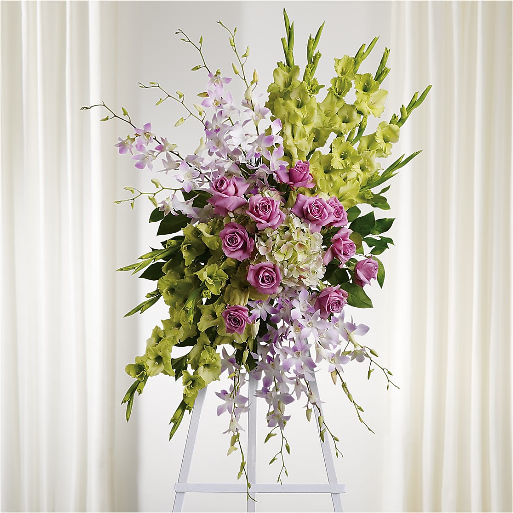 Lasting Legacy Standing Spray – Guru Flowers, Port Saint Lucie FL