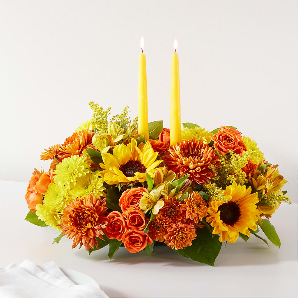 Autumn Harmony Centerpiece – Guru Flowers, Port Saint Lucie FL