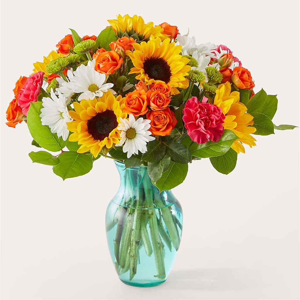 Sun-drenched Blooms Bouquet – Guru Flowers, Port Saint Lucie FL