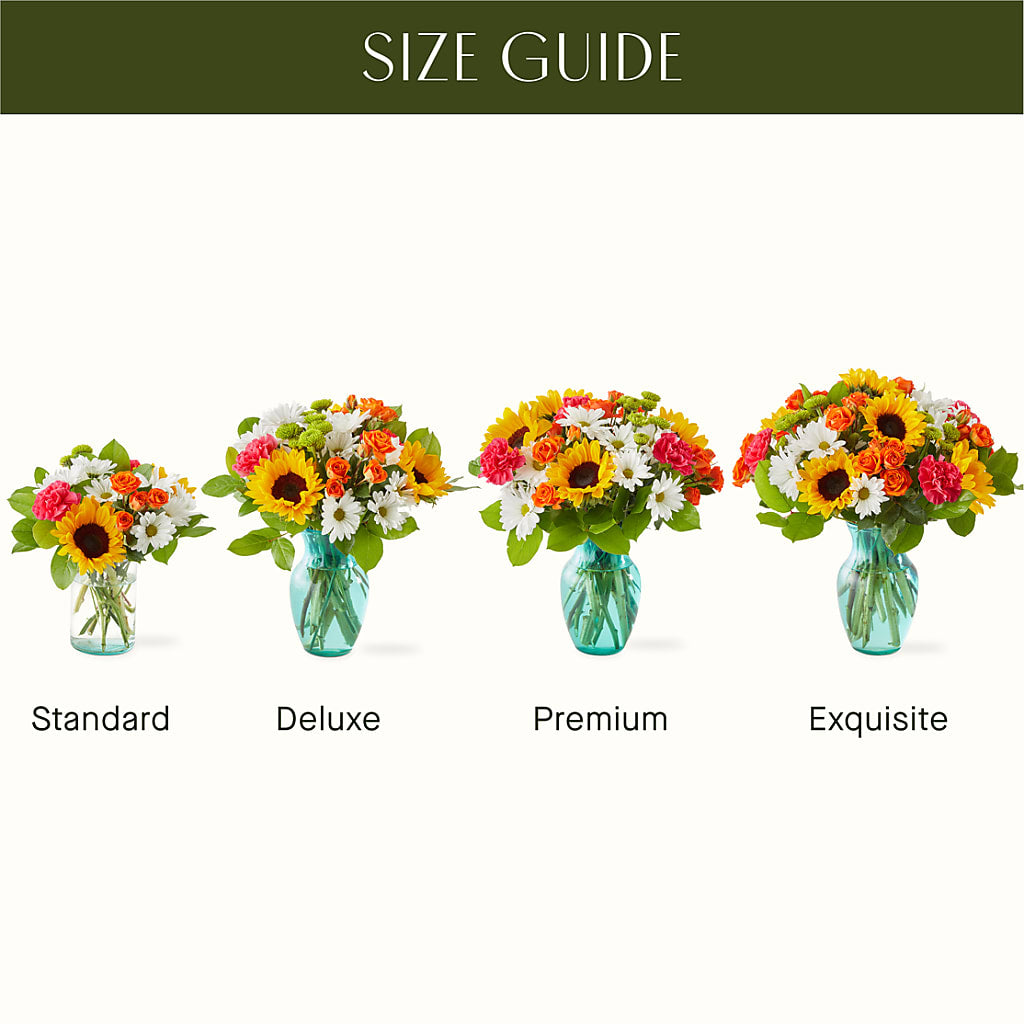 Sun-drenched Blooms Bouquet – Guru Flowers, Port Saint Lucie FL