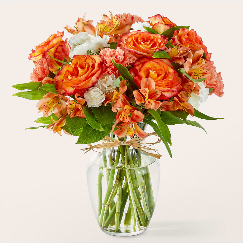 Apricot Glow Bouquet – Guru Flowers, Port Saint Lucie FL