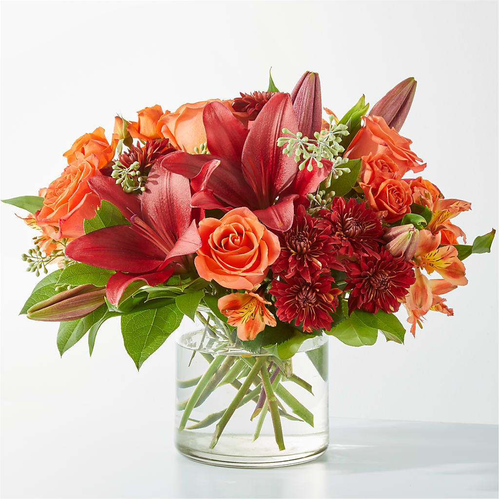 Crimson Leaves Bouquet – Guru Flowers, Port Saint Lucie FL