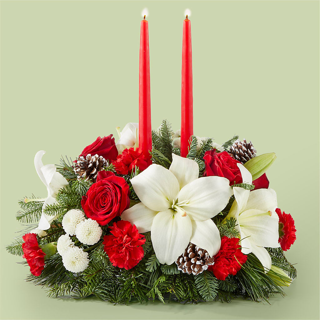 Seasonal Festivities Centerpiece – Guru Flowers, Port Saint Lucie FL