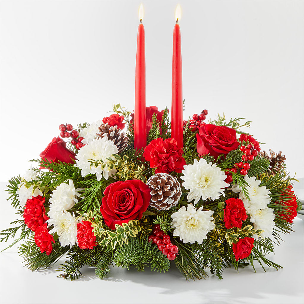 Holiday Soiree Centerpiece – Guru Flowers, Port Saint Lucie FL