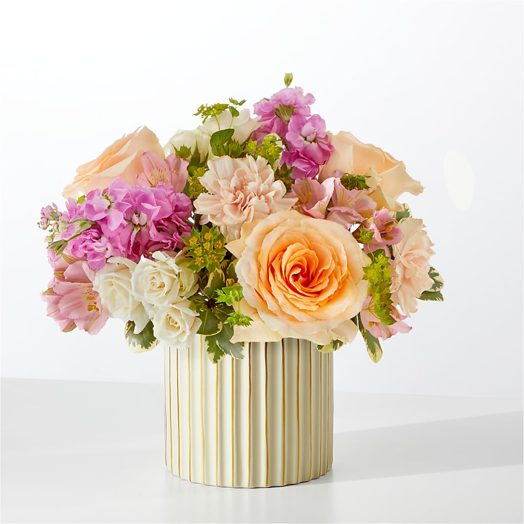 Paradise Bouquet with Ivory Vase – Guru Flowers, Port Saint Lucie FL