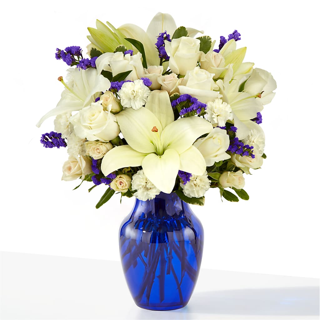 Sapphire Rush Bouquet – Guru Flowers, Port Saint Lucie FL