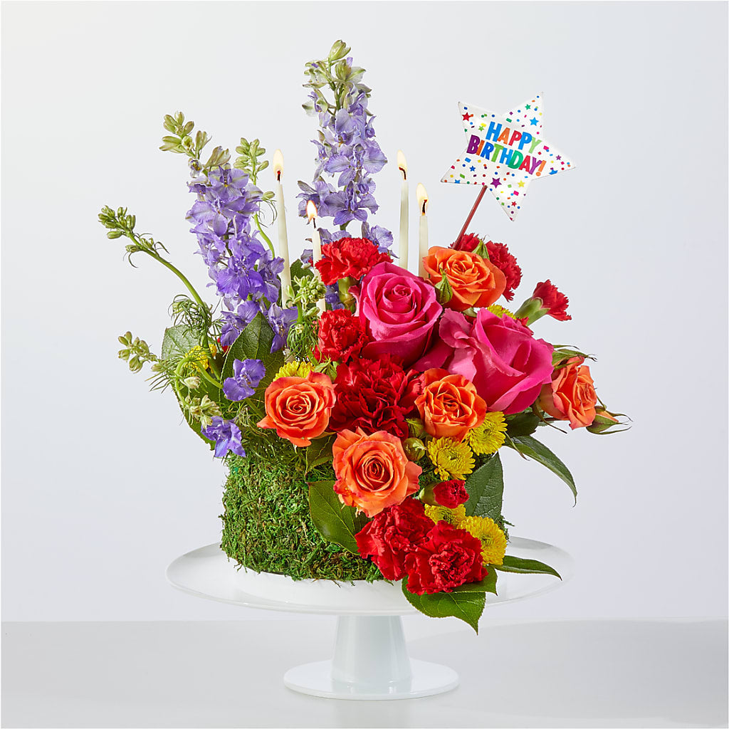 Best Year Yet Floral Cake – Guru Flowers, Port Saint Lucie FL
