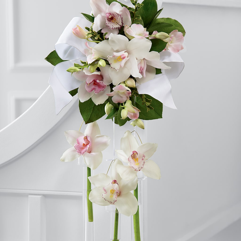 Perfect Entrance Pew Arrangement – Guru Flowers, Port Saint Lucie FL