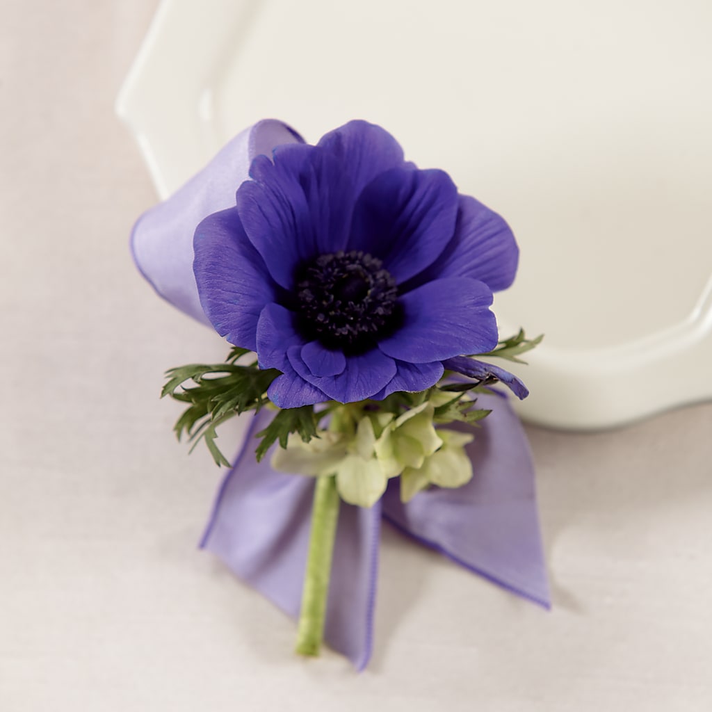 Purple Passion Boutonniere – Guru Flowers, Port Saint Lucie FL
