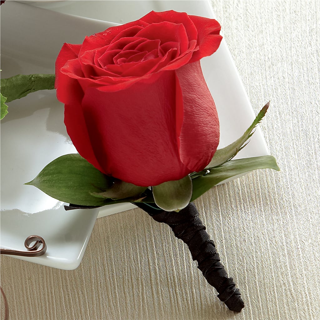 Red Rose Boutonniere – Guru Flowers, Port Saint Lucie FL