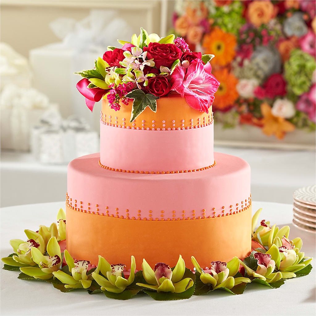 Sweet Citrus Cake Decor – Guru Flowers, Port Saint Lucie FL